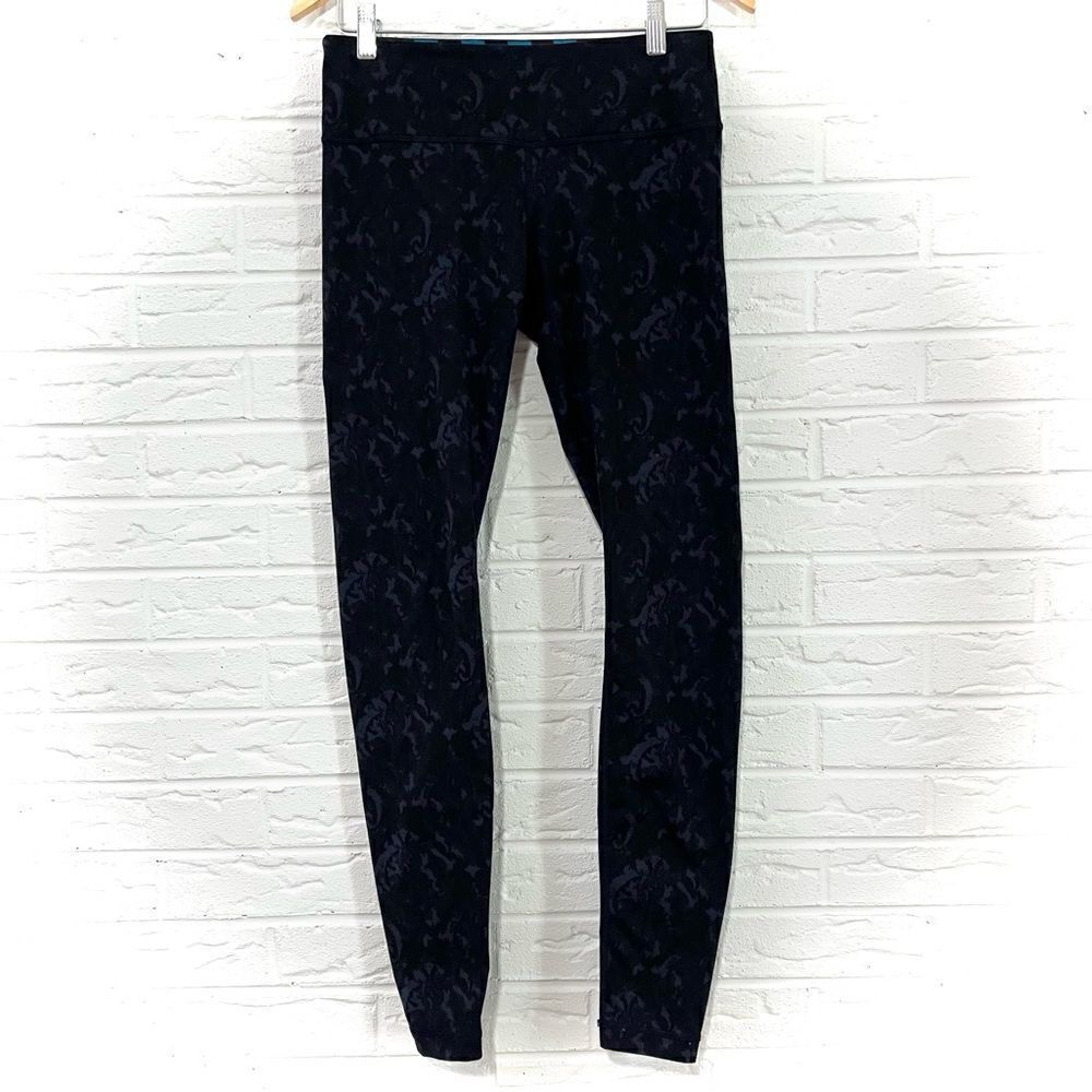 Lululemon Wunder Under Pant Beautiful Bouquet Inkwell Size 8